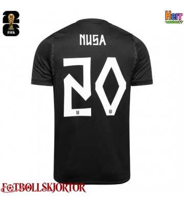 Norge Antonio Nusa #20 Bortatröja VM 2026 Kortärmad